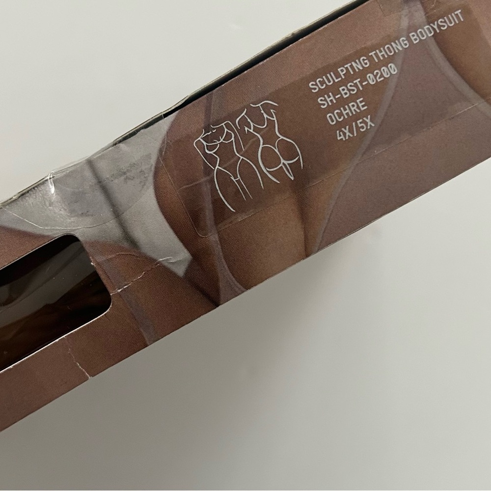 SKIMS Sculpting Thong Bodysuit in Ochre 4X/5X New in Box - Picture 6 of 8